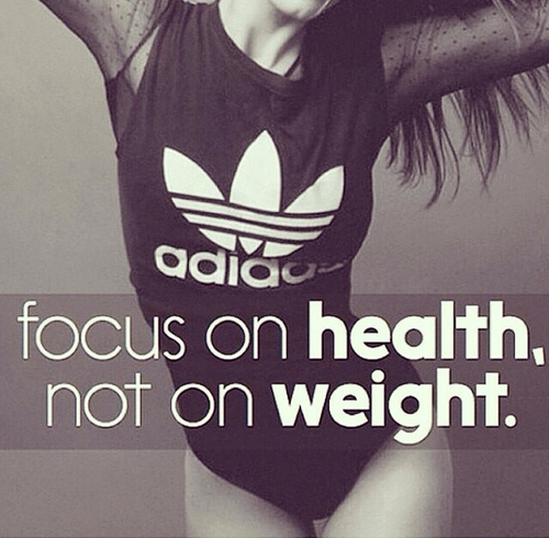 Focus on health, not on weight