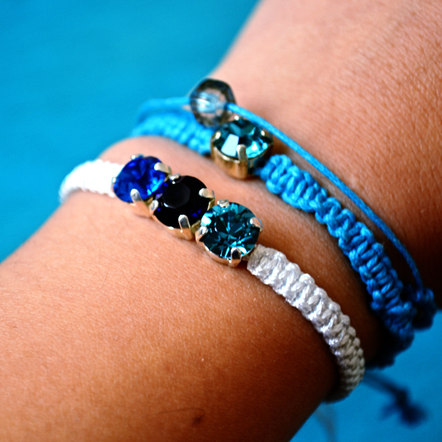 How To Make A 3 Rhinestones Bracelet Pictures, Photos, and Images for