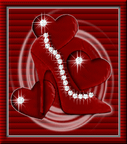 Red Pumps with Bling