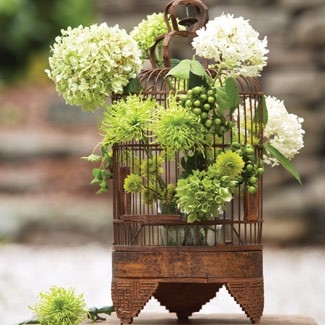 Birdhouse Flower Vase