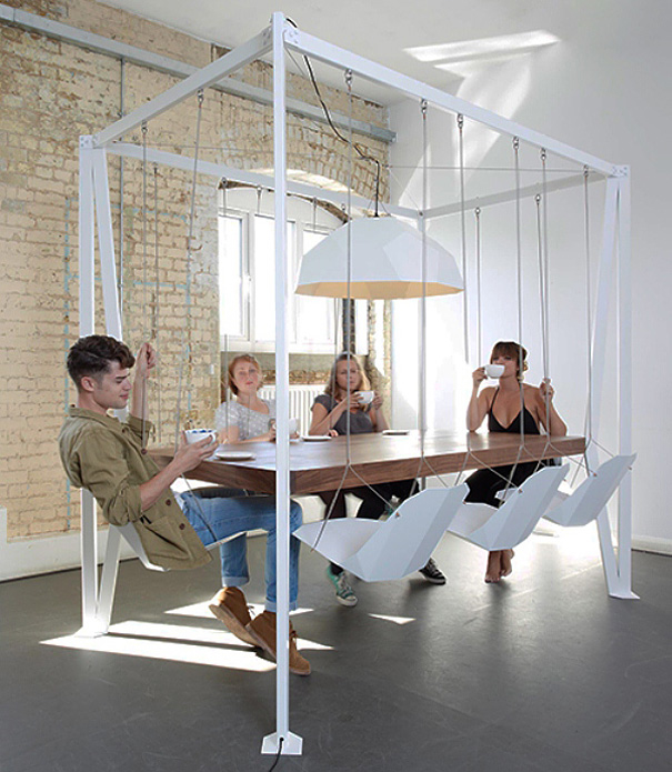 Swing set table Swing set table