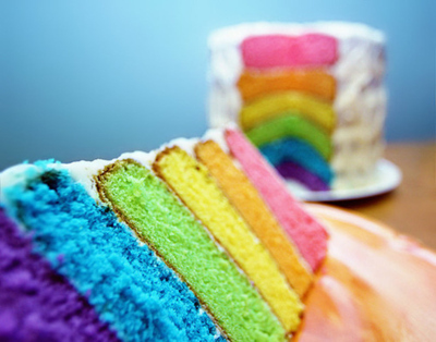 Rainbow cake Rainbow cake