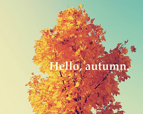 Hello autumn