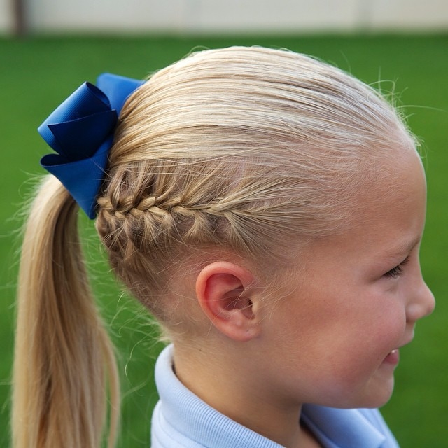 French back ponytail French back ponytail