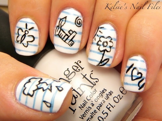 Cute Back to School Nails