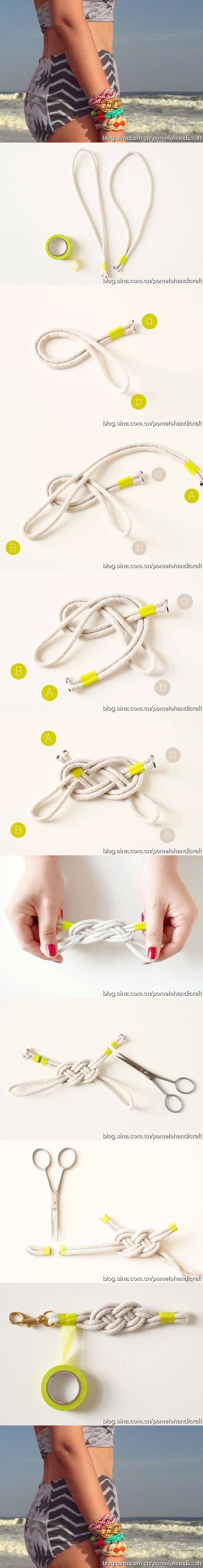 DIY Knot Bracelet