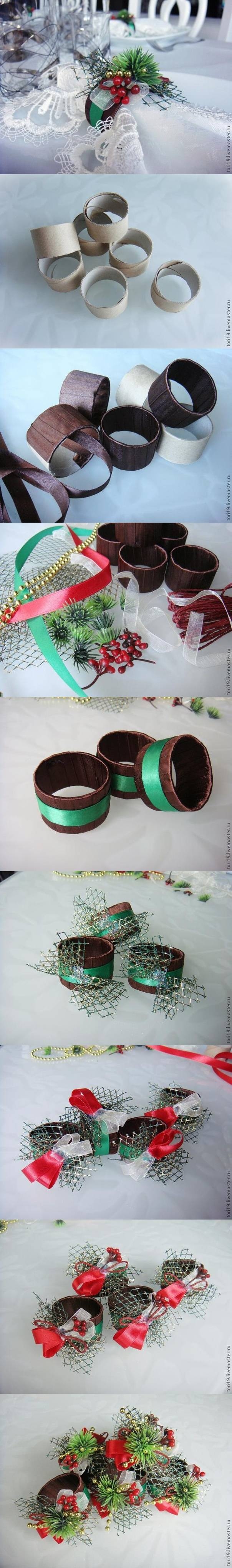 DIY Toilet Roll Napkin Rings