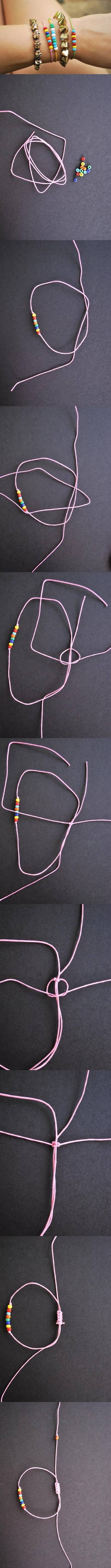 DIY Rainbow Beads and Bracelets DIY Rainbow Beads and Bracelets