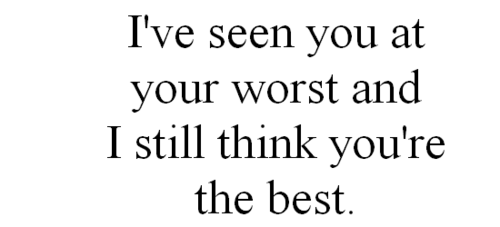 I think you're the best