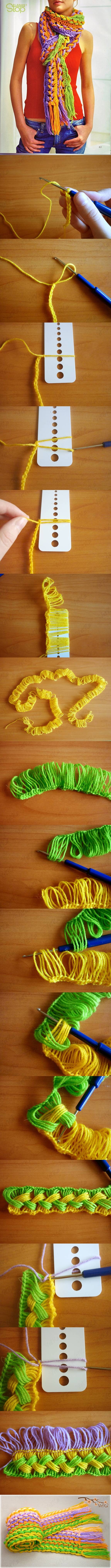 DIY Hook Custom Scarf
