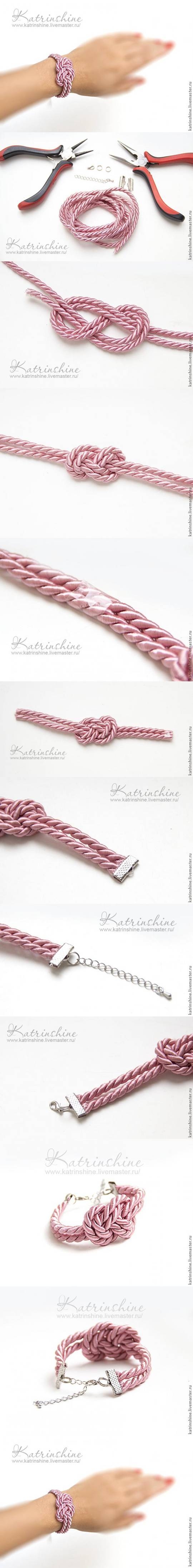 DIY Silk Cord Bracelet