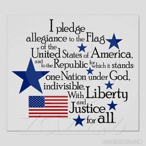 pledge allegiance