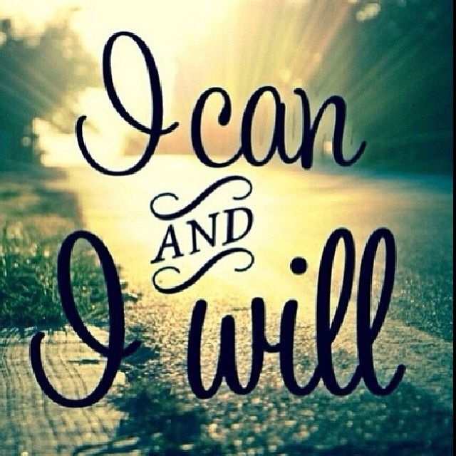 I CAn and Will