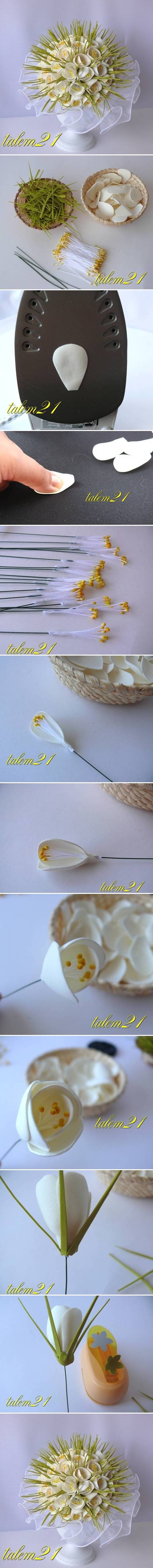 DIY Crocus Flower DIY Crocus Flower