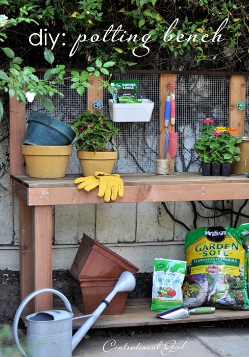 DIY Potting Bench DIY Potting Bench
