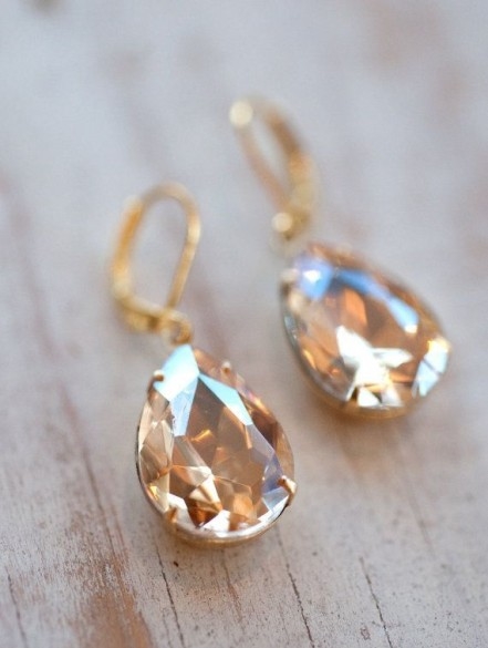 Iridescent Teardrop Earrings Iridescent Teardrop Earrings