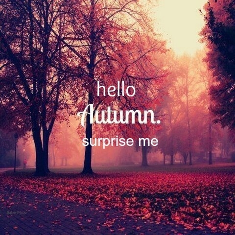Hello autumn