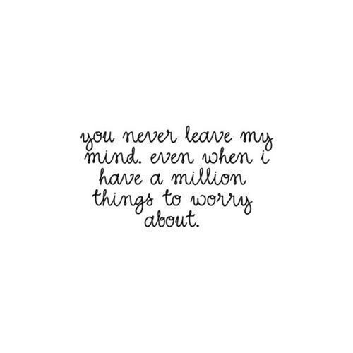 you never