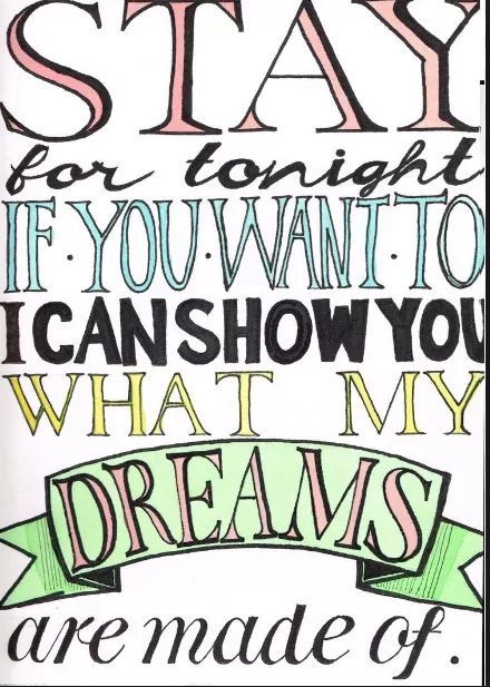 Stay for tonight