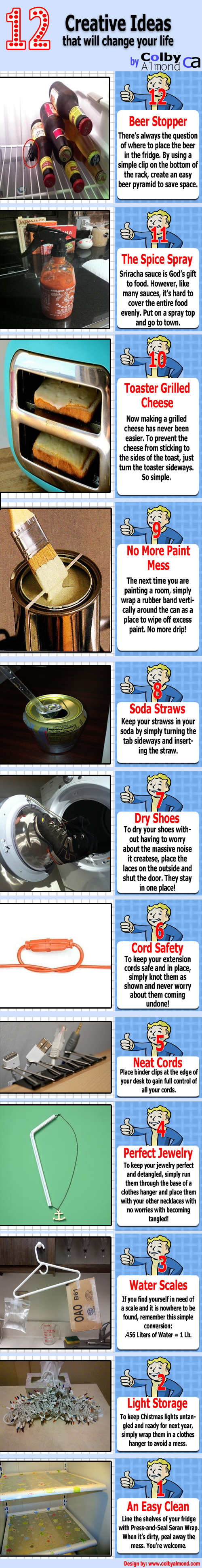 12 Creative Life Hacks