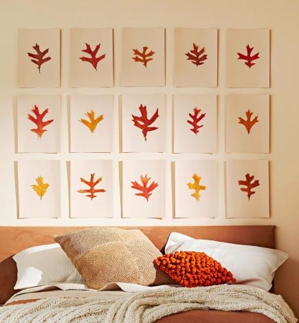Leaf wall art