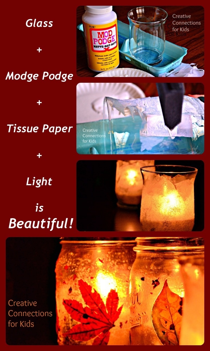 DIY Autumn Candle Holders DIY Autumn Candle Holders