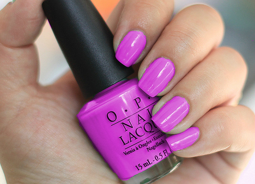 Violet nails