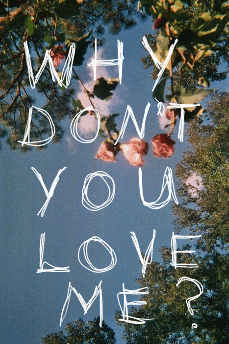 Why dont you love me