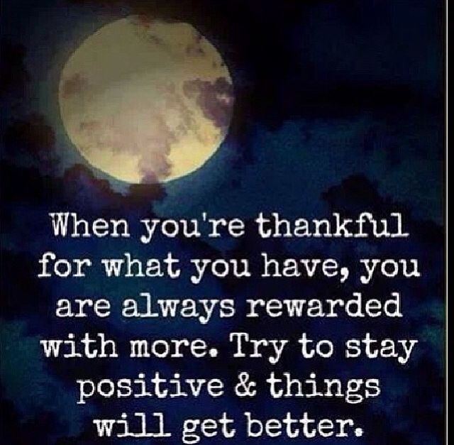 When You're Thankful When You're Thankful