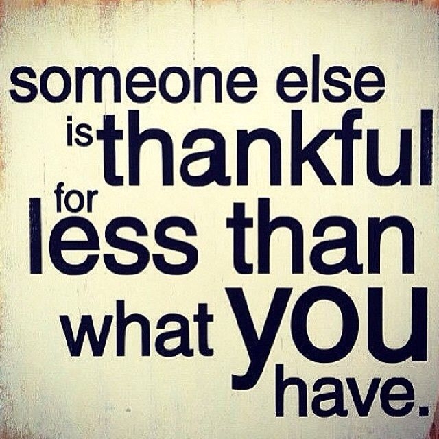 Someone Else Is Thankful