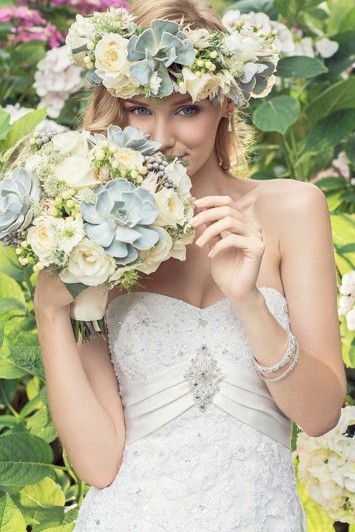 Floral Bridal Bouquet & Garland