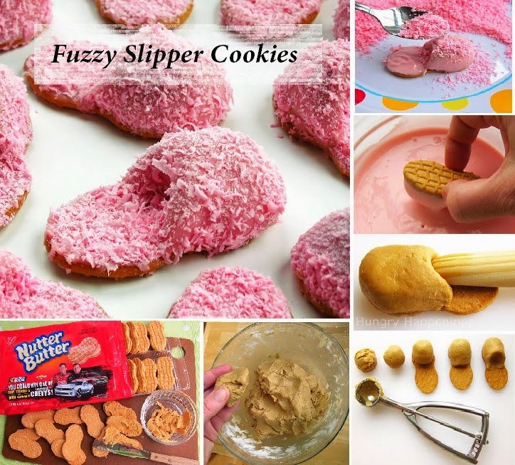 DIY Fuzzy Slipper Cookies DIY Fuzzy Slipper Cookies