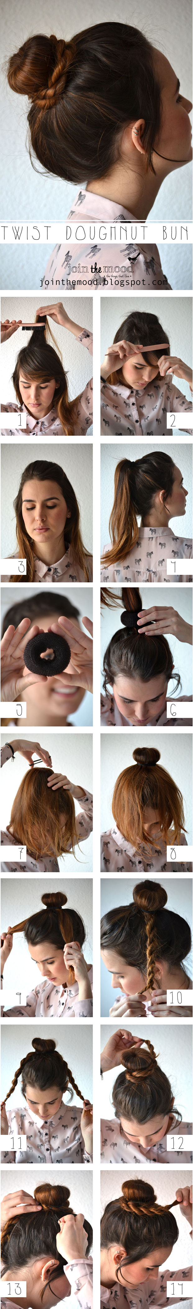 DIY Twist Doughnut Bun