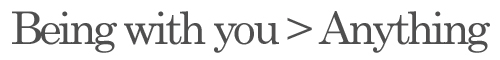 Be With You Be With You
