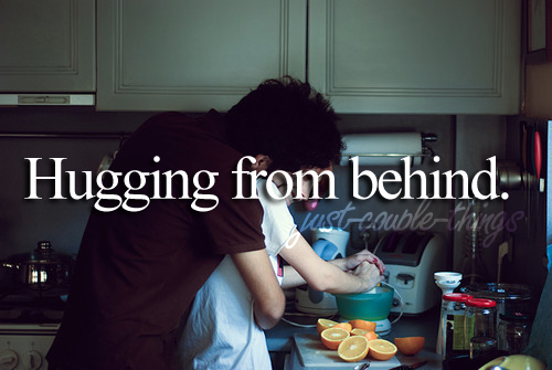 Hugging from Behind