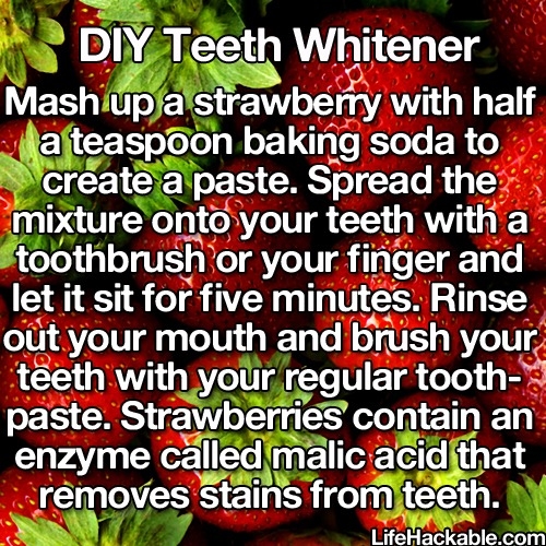 DIY Teeth Whitener DIY Teeth Whitener