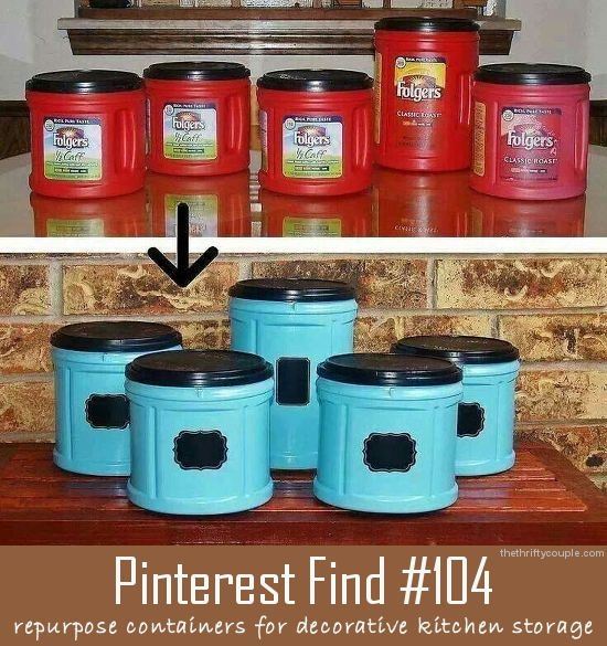 Repurpose Old Coffee Cans Repurpose Old Coffee Cans