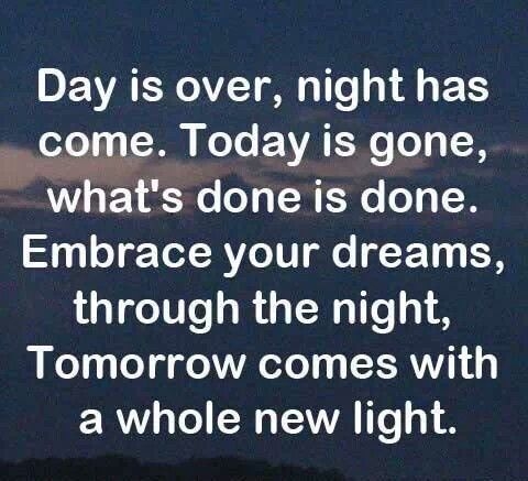day is over day is over