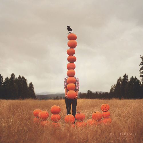 Pumpkin stacking