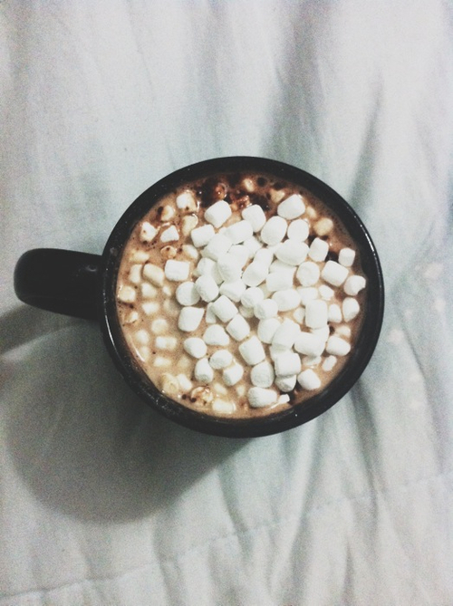 Marshmallows and hot chocolate