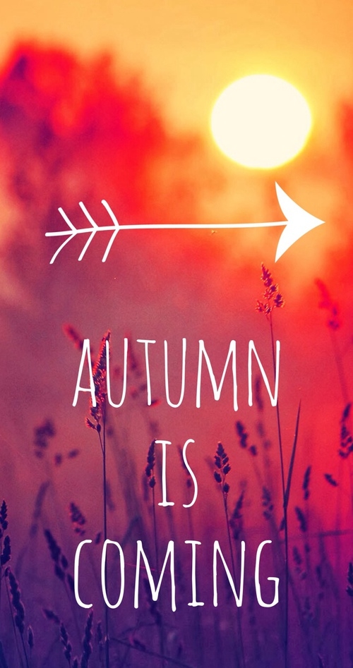 Autumn is coming Autumn is coming