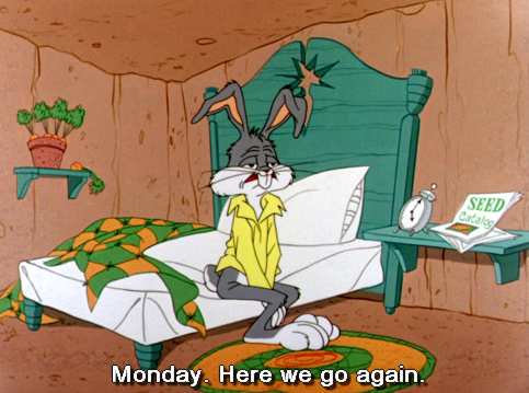 Monday, here we go again