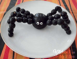 Spooky spider snack Spooky spider snack