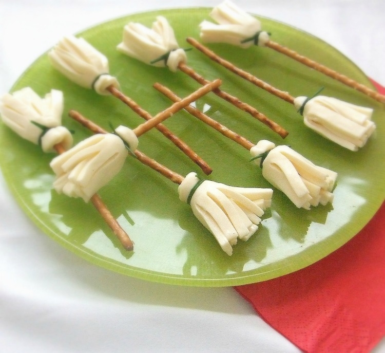 Cheesy witch brooms