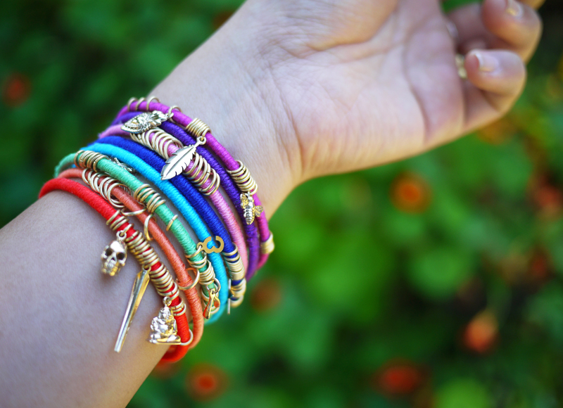 DIY Wrap Bangles