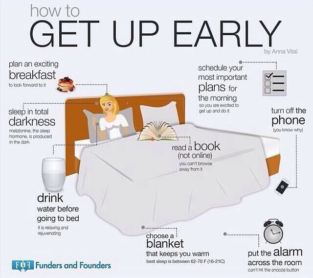 How to get up early How to get up early