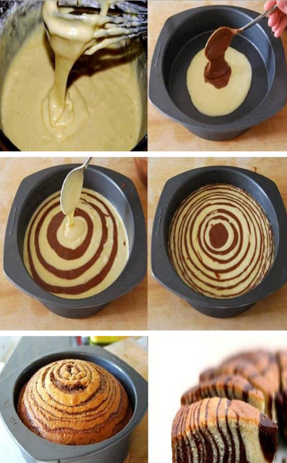 DIY Zebra Cake