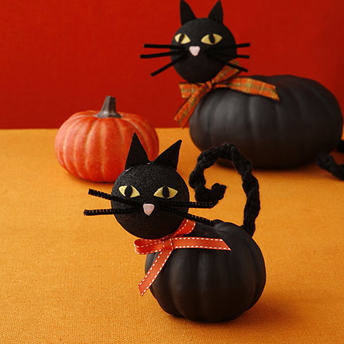 DIY Cat Pumpkins DIY Cat Pumpkins