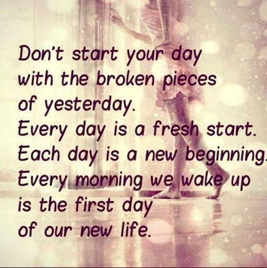the broken pieces of yesterday
