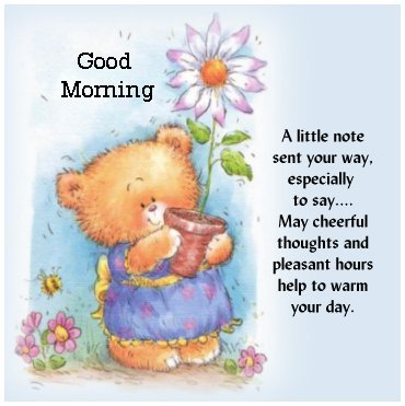 Good Morning Good Morning